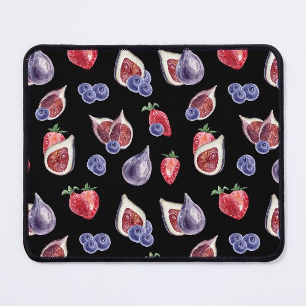 Item preview, Watercolor Fig and Strawberry|Strawberry and Fig Pattern designed and sold by yousseftalat2.