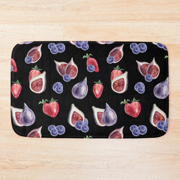 Item preview, Watercolor Fig and Strawberry|Strawberry and Fig Pattern designed and sold by yousseftalat2.