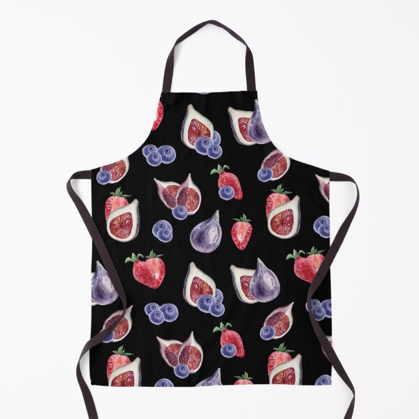 Item preview, Watercolor Fig and Strawberry|Strawberry and Fig Pattern designed and sold by yousseftalat2.