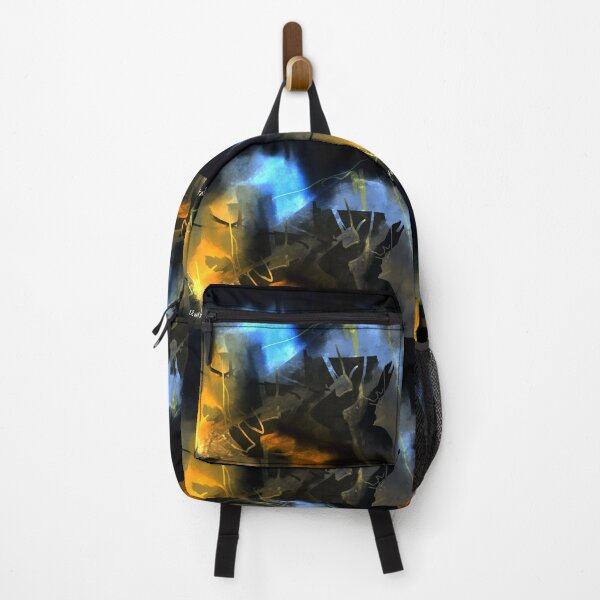 Item preview, Black and Blue Abstract designed and sold by Sukhpal Grewal Ethnic Art.