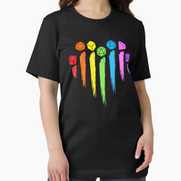 Item preview, Rainbow Dungeons & Dragons Heart LGBTQ designed and sold by sunburstrpg.