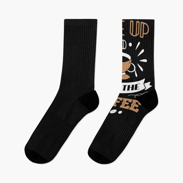 Artikelvorschau, Lustiges Wake up And Drink the Coffee Design - Trendiges Kaffeezitat für Kaffeeliebhaber und Kaffeesüchtige entworfen und verkauft von Prince - Bestseller ★★★★★.