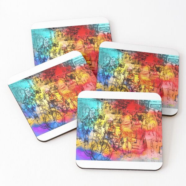 Item preview, London Vibes Abstract  designed and sold by Sukhpal Grewal Ethnic Art.