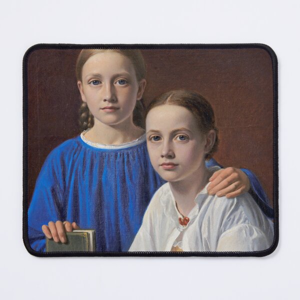 Item preview, Meta Magdalene Hammerich and the Artist's Daughter Kristiane Konstantin Hansen - Constantin Hansen designed and sold by brushandframes.