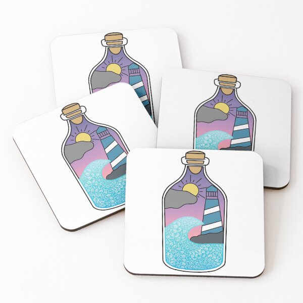 Aperçu de l'œuvre Phare dans un bocal vague art art de l'océan art de la mer art de la plage art zentangle créée et vendue par lucysbohodesign.