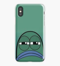 spongebob mad fish iPhone Case