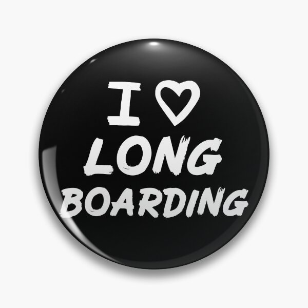 Item preview, I Love Long Boarding for Long Boarding Fans  designed and sold by Mochi-Merch.