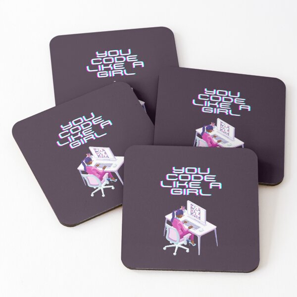 Item preview, You Code Like A Girl designed and sold by Aldarros-Lauf.