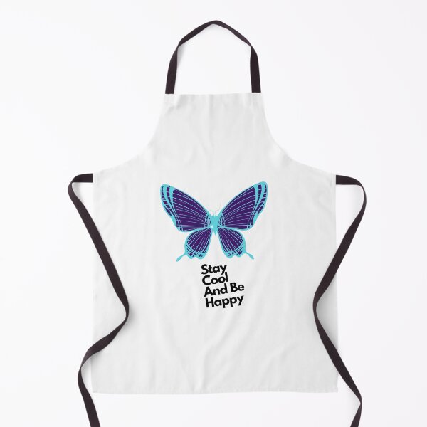 Item preview, Stay Cool and Be Happy - Blue Butterfly designed and sold by Fionamyles.