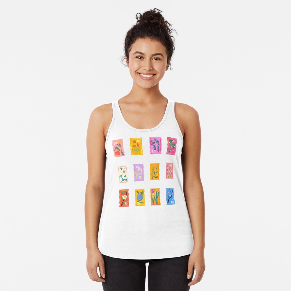 Artikel-Vorschau von Racerback Tank Top, designt und verkauft von Dollfacedesign.