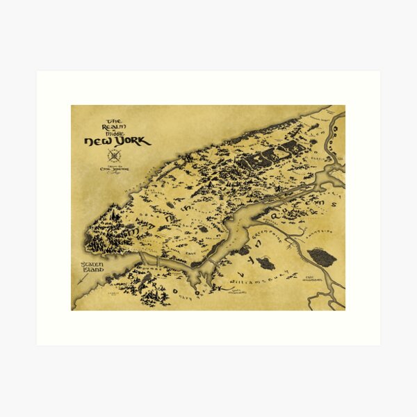 The Realm of Middle New York Art Print