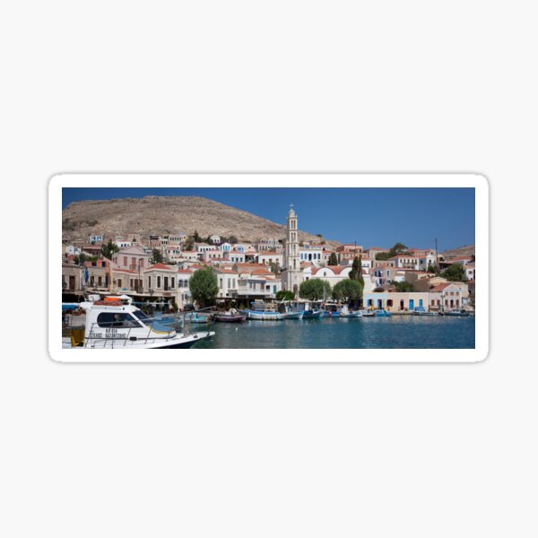 Sleepy Town and Harbour Sticker