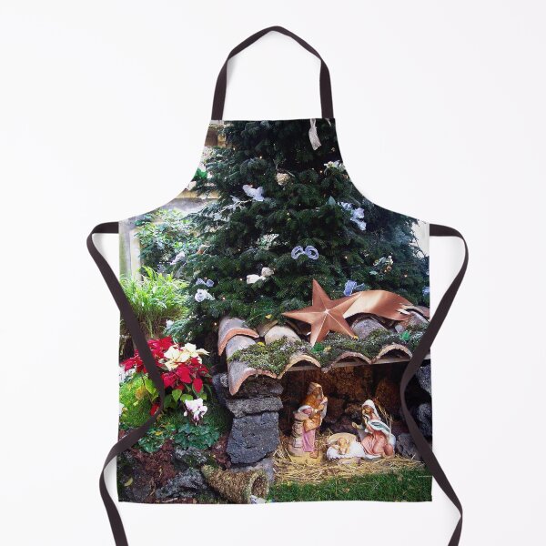 Christmas in Catania, Sicily, Italy Apron
