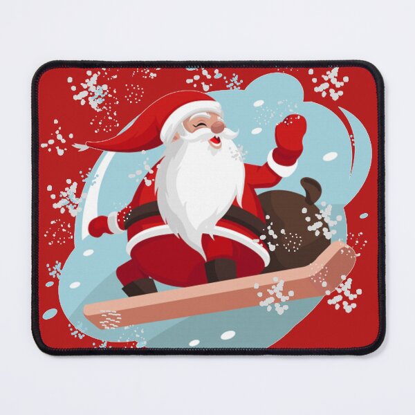 Item preview, Santa Snowboarding designed and sold by Cursed-Creative.