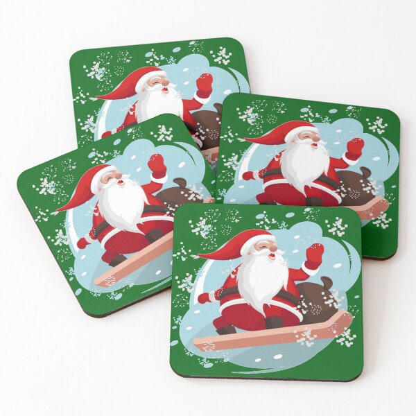Item preview, Santa Snowboarding designed and sold by Cursed-Creative.