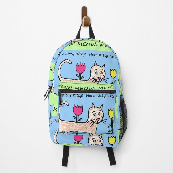 Item preview, Here Kitty Meow Cute Cat on a Walk designed and sold by SillaHoekstra.