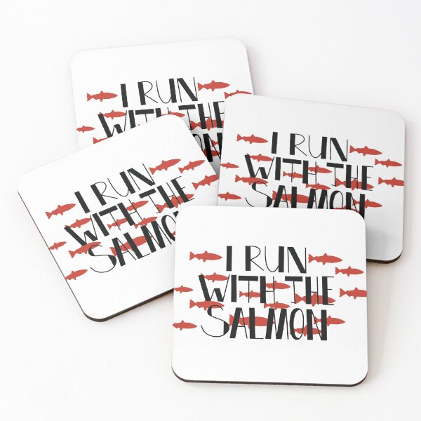 Item preview, Running with Salmon designed and sold by sarahschroeder.