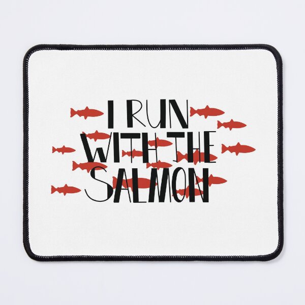 Item preview, Running with Salmon designed and sold by sarahschroeder.