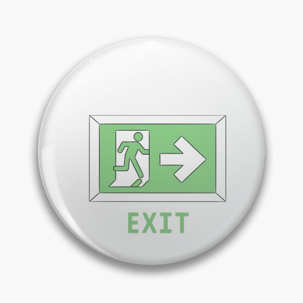 Item preview, exit sign designed and sold by NAD-990.