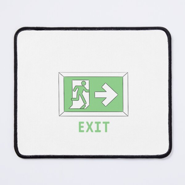 Item preview, exit sign designed and sold by NAD-990.