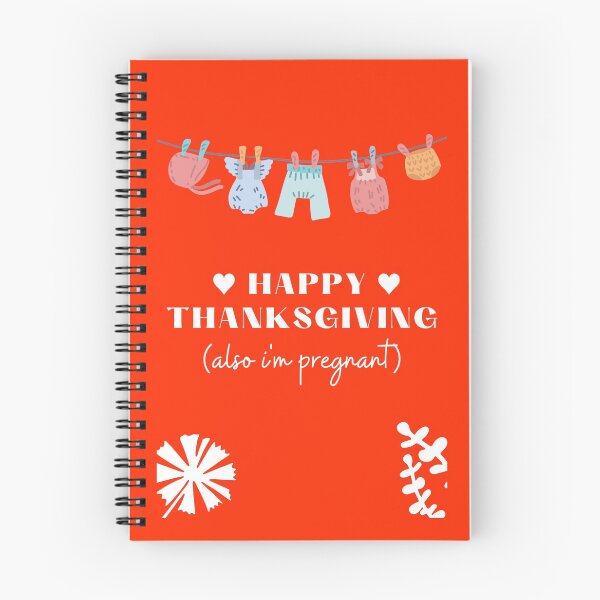 Item preview, Happy Thanksgiving Also I'm Pregnant - Thanksgiving Pregnancy Announcement - Funny Maternity Tee - Pregnancy Fall designed and sold by TimaDesign.