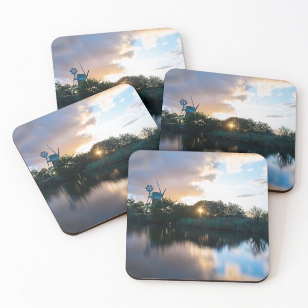 Item preview, Norfolk Broads windmill sunset designed and sold by cdkphotos.