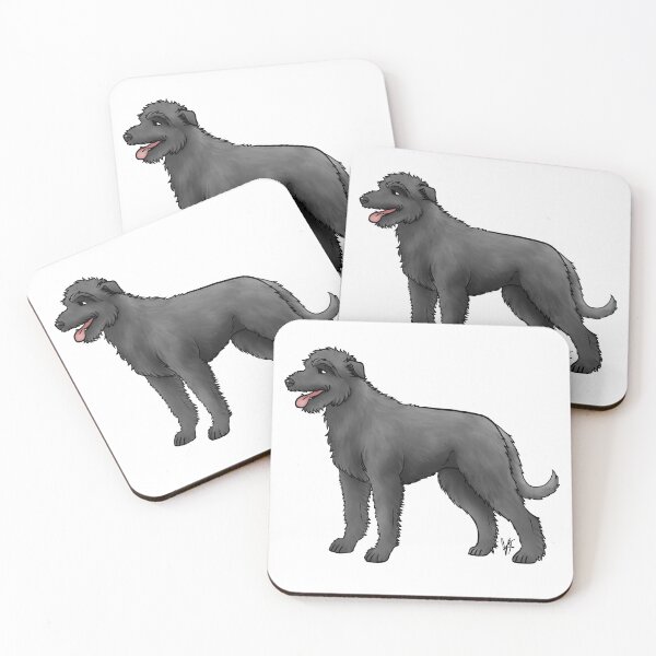 Item preview, Dog - Irish Wolfhound - Black designed and sold by Jennifer Stolzer.