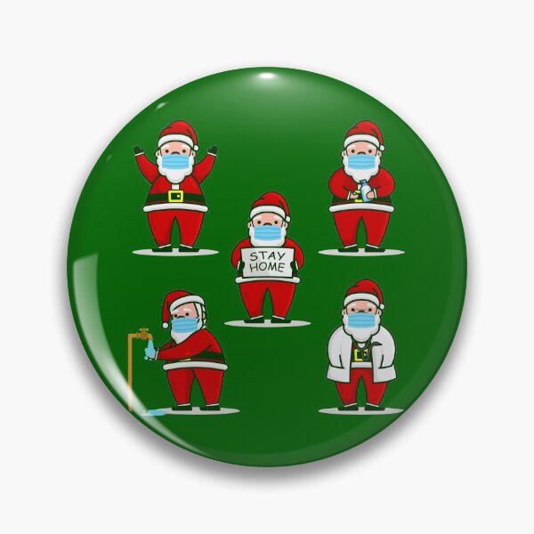 Item preview, covid christmas face mask dr santa claus doctor hospital designed and sold by Gossip Rag.