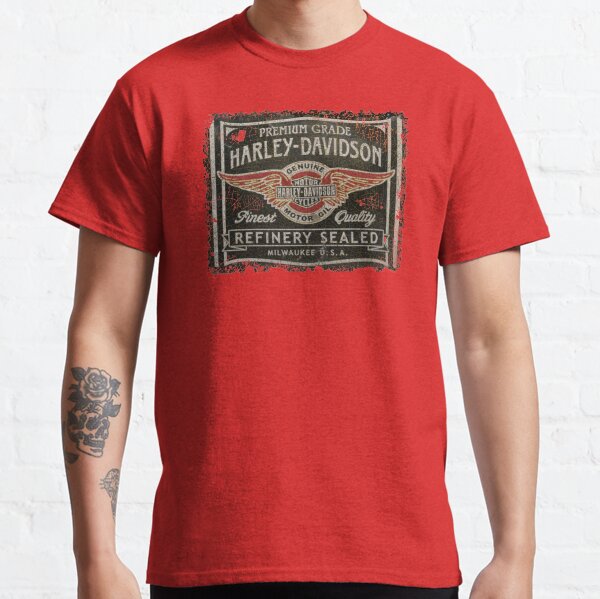 Vintage amerikanisches Motorradöl Classic T-Shirt