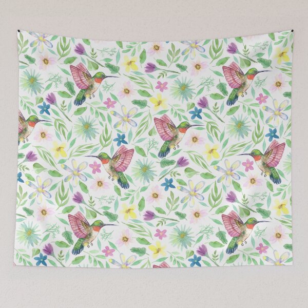 Item preview, Watercolor Hummingbirds designed and sold by Harpley Design Studio.
