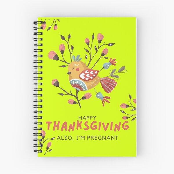 Item preview, Happy Thanksgiving Also I'm Pregnant - Thanksgiving Pregnancy Announcement - Funny Maternity Tee - Pregnancy Fall designed and sold by TimaDesign.