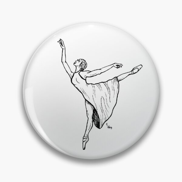 Item preview, Ballerina Illustration designed and sold by Kelsey Lang.