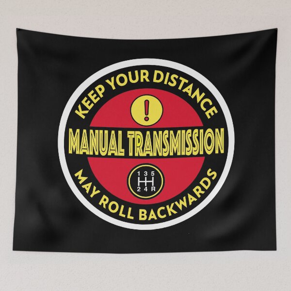 Item preview, Manual Transmission Sign - Keep Your Distance Warning designed and sold by molamode.