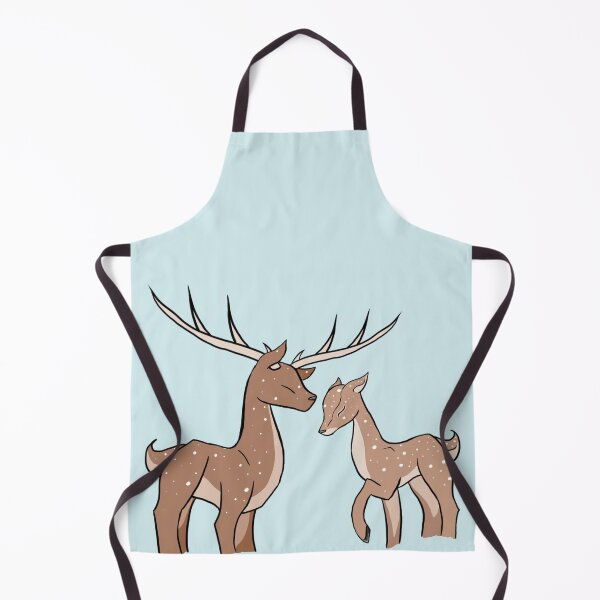 Aperçu de l'œuvre Couple de cerfs repérés dans une forêt enneigée créée et vendue par BerryShyKittens.