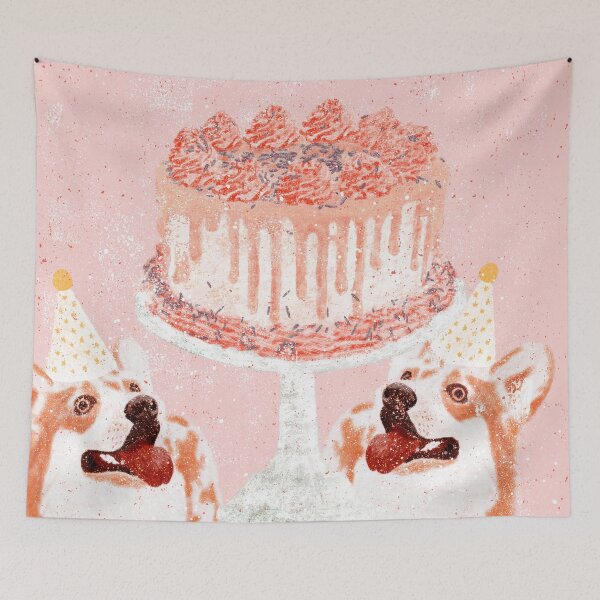 Item preview, Corgis' & Cake designed and sold by NeonxHeart.