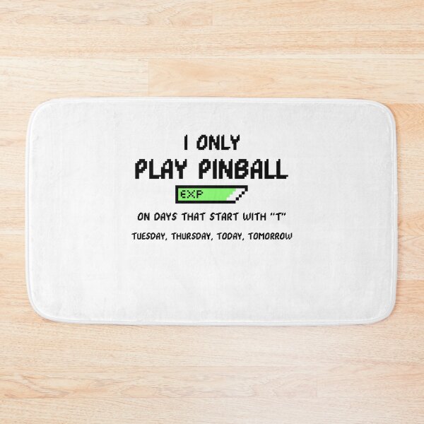 Item preview, I Only Play Pinball Sticker Mouse Pad designed and sold by henes88.