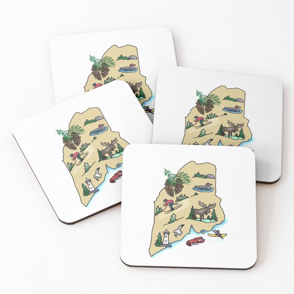 Item preview, Maine State, Acadia National Park, Stickers, Family Vacation, Nature, Outdoor activities, River, Road Trip, moose designed and sold by SHiNStudio.