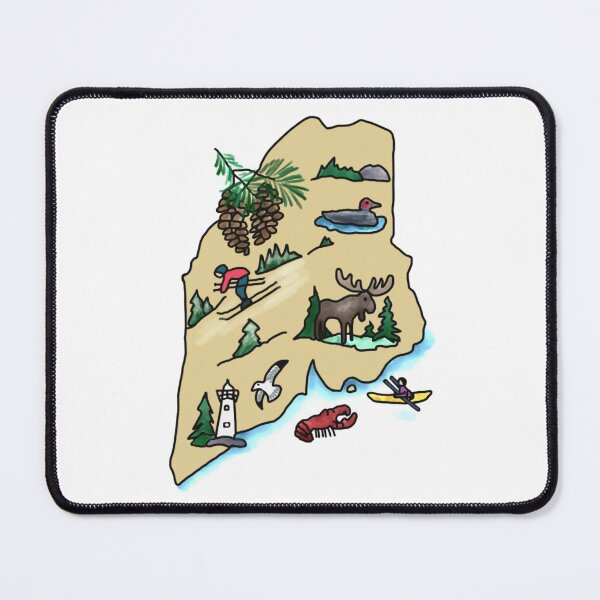 Item preview, Maine State, Acadia National Park, Stickers, Family Vacation, Nature, Outdoor activities, River, Road Trip, moose designed and sold by SHiNStudio.