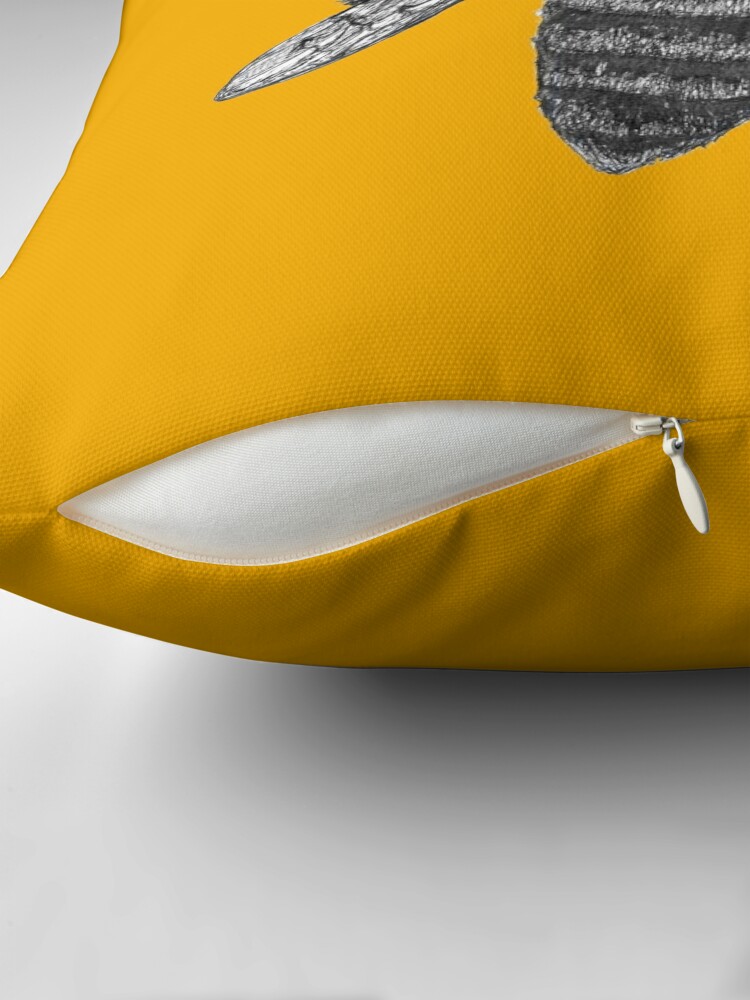 Alternate view of Buzzie the Bee Throw Pillow
