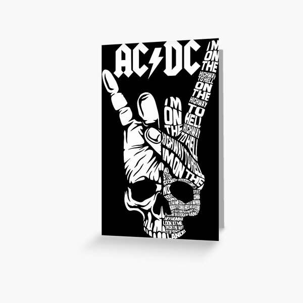 Cartes De Vœux Sur Le Theme Hard Rock Redbubble