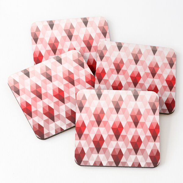 Item preview, Triangle Polygon Pattern Red Shades designed and sold by WearWolfDesigns.