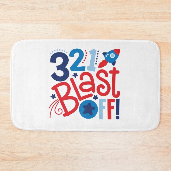 Item preview, 321 blastoff kids love rocket boy rocket girl birthday blast off Vacation Inspiration Joy Mood designed and sold by DesignByHeartUK.