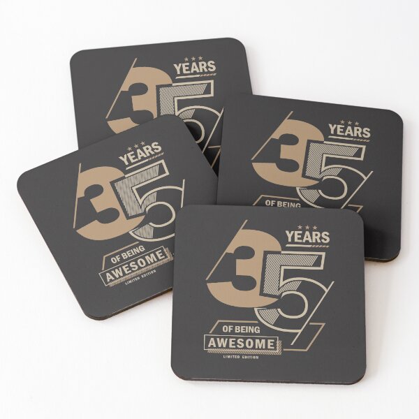 Item preview, 35 Years Of Being Awesome 35th Birthday Gift designed and sold by cidolopez.
