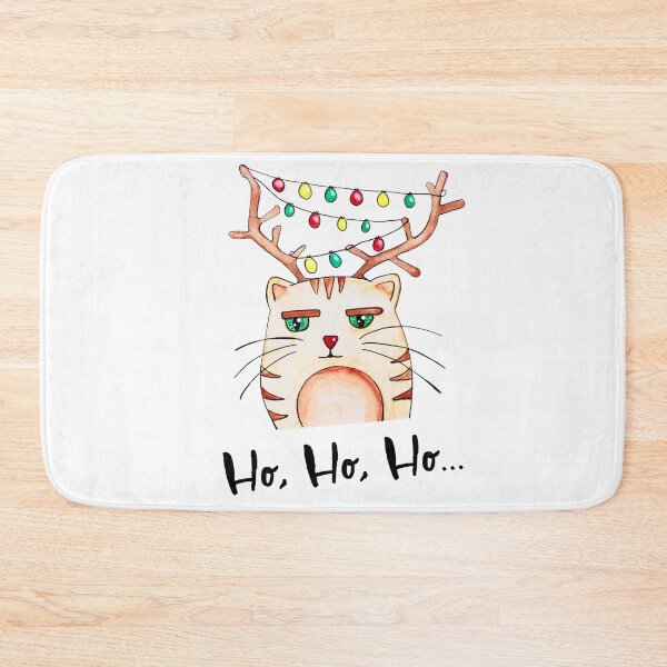 Item preview, Watercolor - Mildly Impressed, Ho, Ho, Ho cat designed and sold by Karolien Kenis.