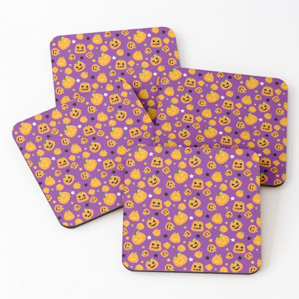 Item preview, Jack-O-Lanterns on Purple designed and sold by PirateAvocado.