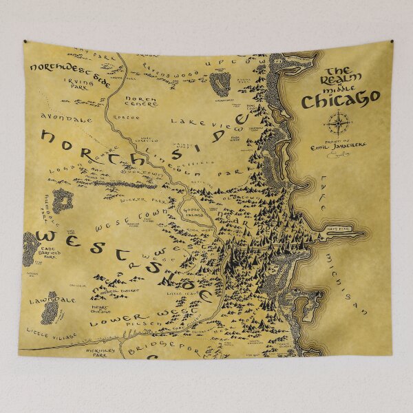 Item preview, The Realm of Chicago designed and sold by Limebylimeart.