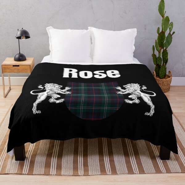 Item preview, Rose Clan Scottish Name Coat Of Arms Tartan designed and sold by RosiesSticks.