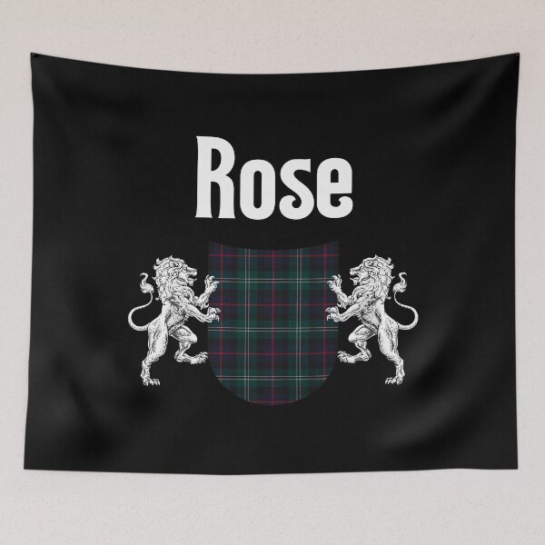 Item preview, Rose Clan Scottish Name Coat Of Arms Tartan designed and sold by RosiesSticks.