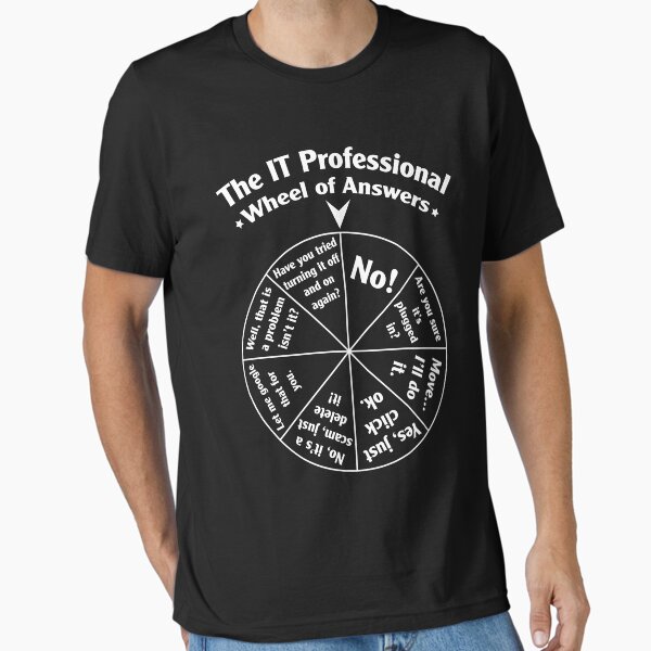 Item preview, The IT Professional Wheel of Answers. designed and sold by OffensiveFun.