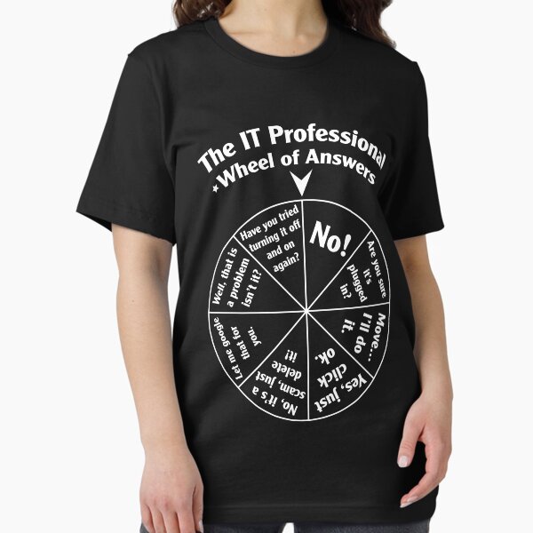 Item preview, The IT Professional Wheel of Answers. designed and sold by OffensiveFun.
